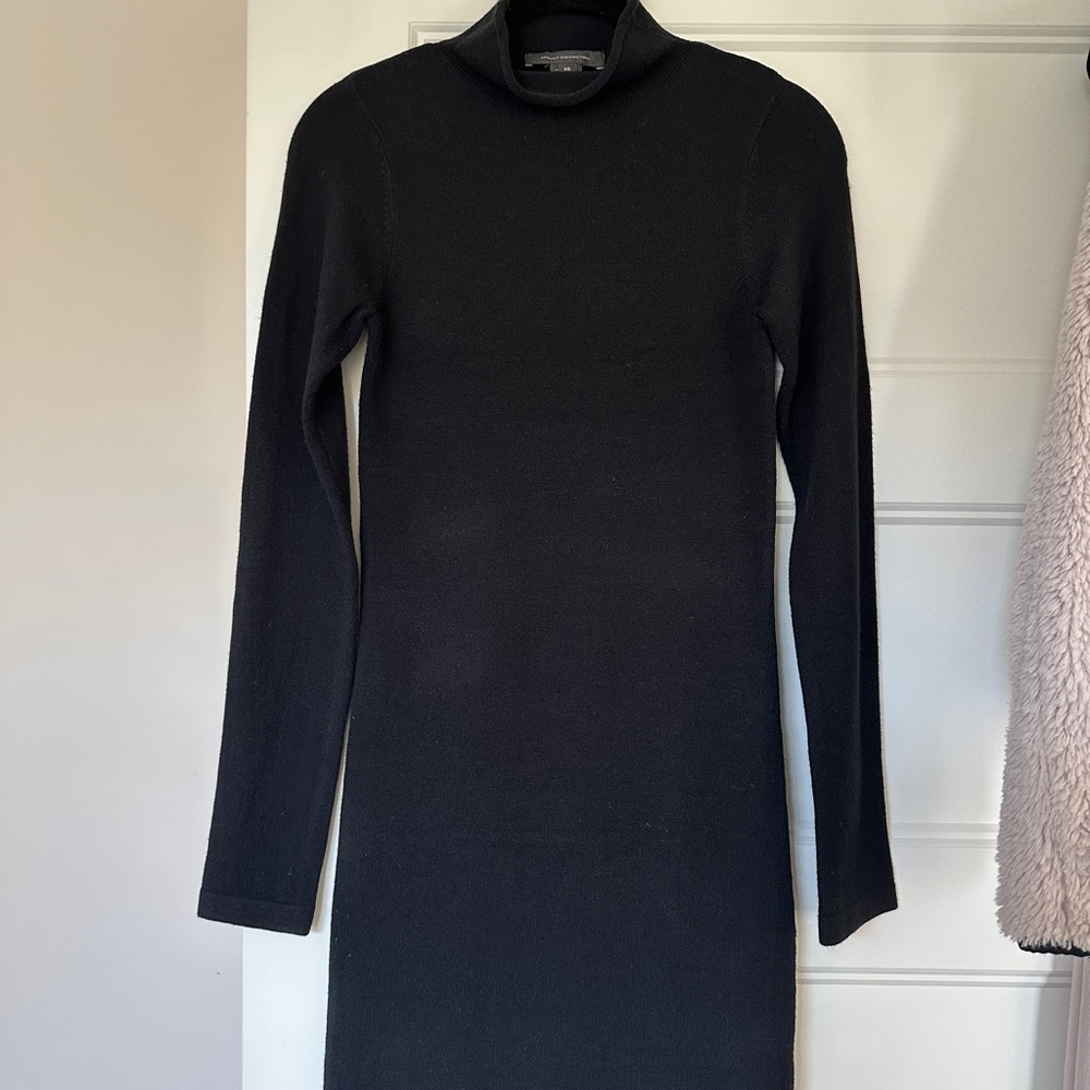 French Connection Black Sweater Dress